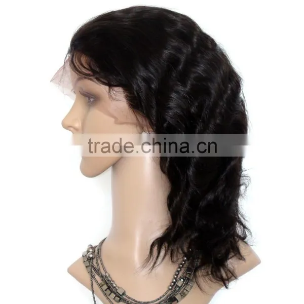 High Quality Natural Indian Human Hair Wigs For Black Men photo-3