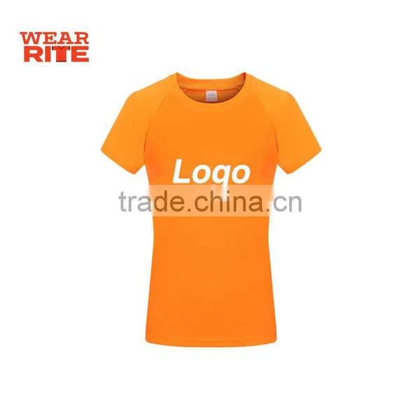 Wholesale Round Neck Raglan Dri Fit Sport Women T-Shirt photo-4