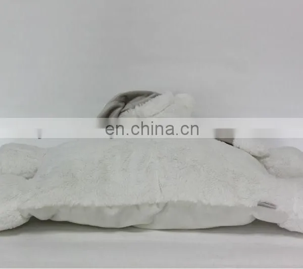 Plush and Stuffed Polar Bear Animal Baby Toys in White Color photo-3