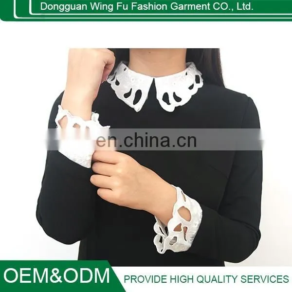 Slim Lapel Hollow Long-sleeved Dress Bottoming Skirt Dress Lapel Hollow photo-4