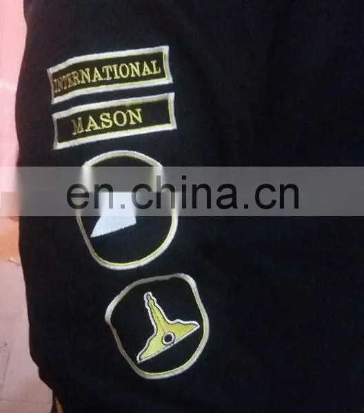 MASONIC REGALIA JACKET INTERNATIOL MASON EMBLEM photo-3
