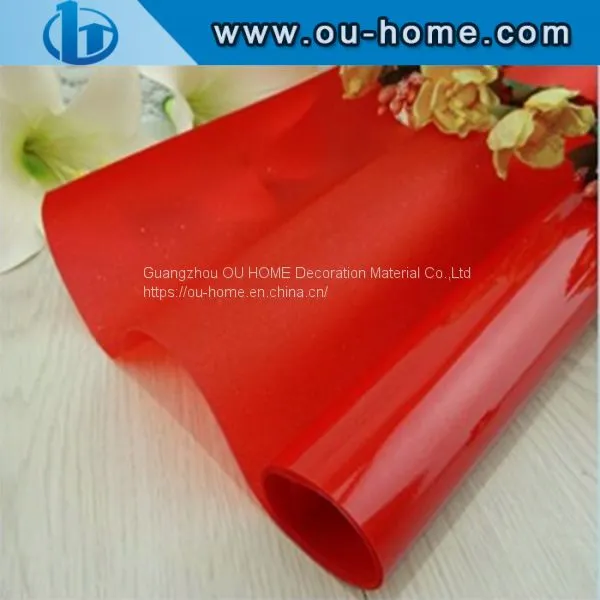 OUHOME PVC Decorative Privacy Window Film Non-pollution Glass Film Frosted Sticker photo-3