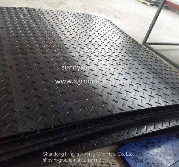 Durable HDPE Plastic Road Mat Mobile Ground Protection Mat photo-4