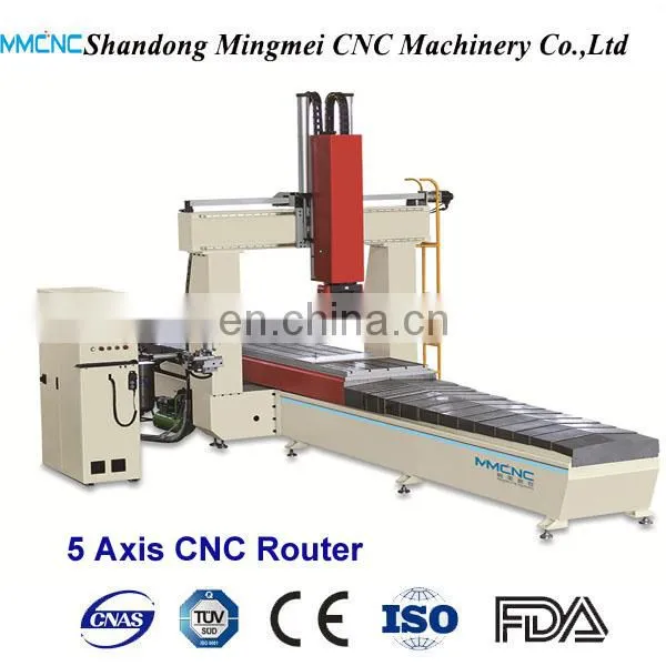 5 Axis Cnc Router for Plastic Wood Aluminum Mould Making Machine photo-2