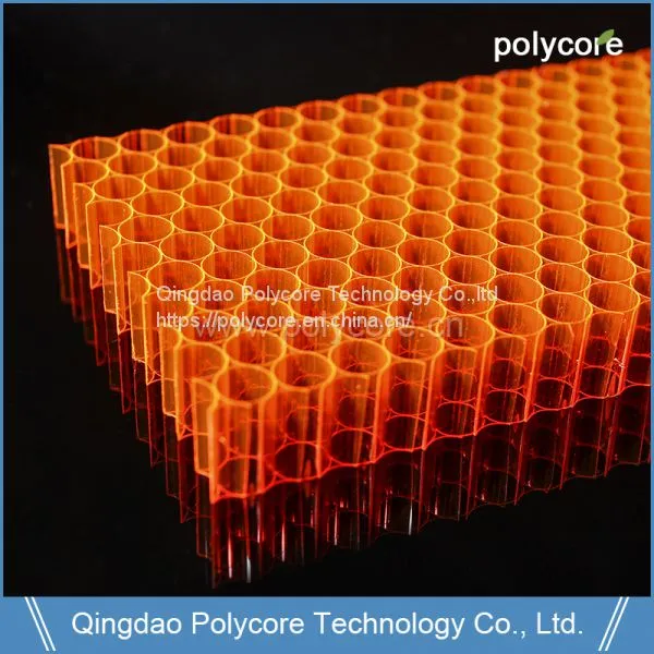 Low Price High Quality Honeycomb Transparent pc Sheet High Impact Resistance photo-4