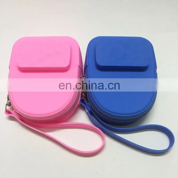 Women'Promotion Gift Silicone Coin Bag Young Ladies Wallet Creative Small Backpack Coin Purse photo-7