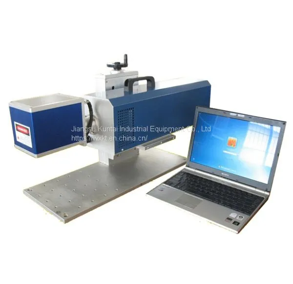 Hand held CO2 laser marking machine for date marking on plastic bags, bottle