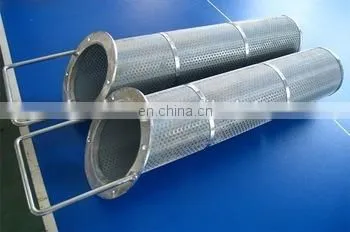 304 Stainless Steel Perforated Sheet Cleanable and Reusable Basket Oil Filter photo-5