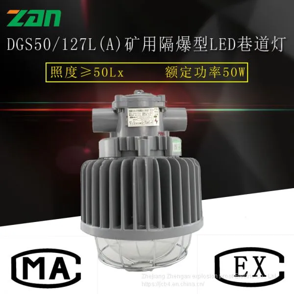DGS50/127L(A) Шахтная взрывобезопасная светодиодная туннельная лампа с удостоверением угольной безопасности