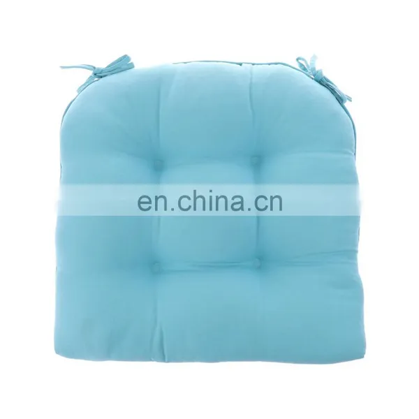 Recycled Qualified Grade and Spring/Autumn Season Decor Indoor Light Blue Tufted Dining Chairs Cushion photo-2