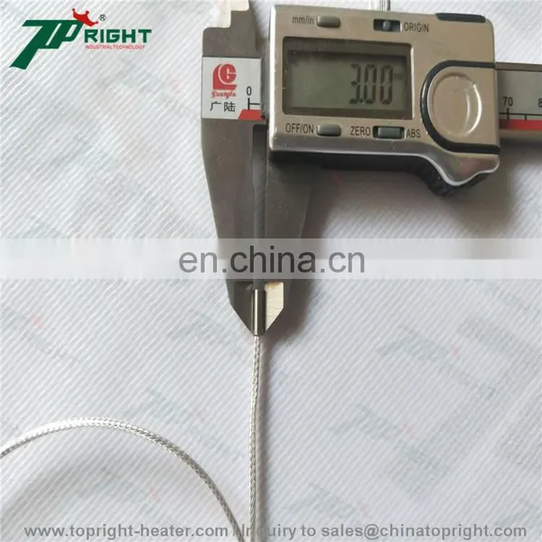 Best Quality Temperature Sensor Pt100 RTD Probe in 3*8mm photo-2