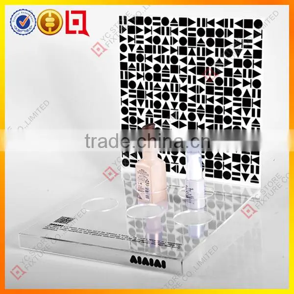 High End Countertop Acrylic Cosmetic Display Holder With Logo photo-2