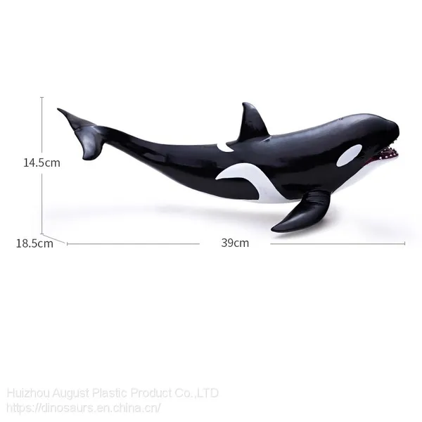 Wholesale Kids Gift Toys Simulation Animal PVC Toy Vivid Orcinus Orca With EN71 ASTM CPSIA photo-5