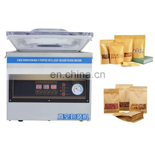 CE Single Chamber Vacuum Sealer Food Chicken Clothes Meat Sea Fruit And Vegetable Beef Vacuum Packing Machine photo-2