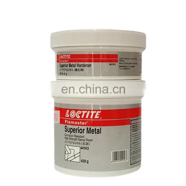 Loctiter 44143 Super Metal Repair Agent for Pipeline Leak Point Crack Seam Double-group Epoxy Resin Glue Containing Silicon Iron photo-2