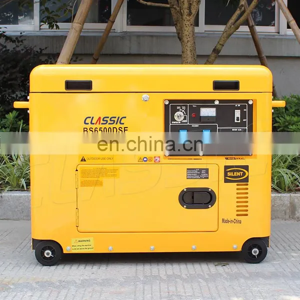 BISON China 3 Phase 400V Silent 5Kw Electric Generator Air Cooled Diesel 5Kw Generator Suppliers photo-2