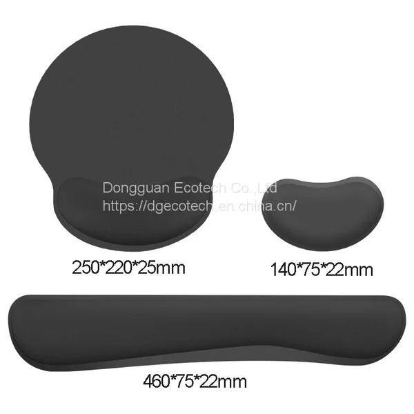 memory foam Wrist Pad Mouse Pads Wrist Rest For Keyboard Arm Support Custom Keyboard and Mouse Pad