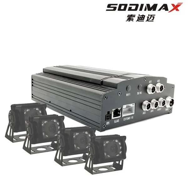 4CH AHD 1080P AI Mobile DVR With ADAS And DSM System photo-3