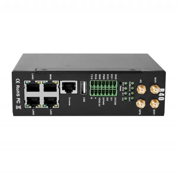 High-Performance 300Mbps WIFI Industrial Edge Router R40 With RS485 2DI 2DO for Reservoir Dams photo-2