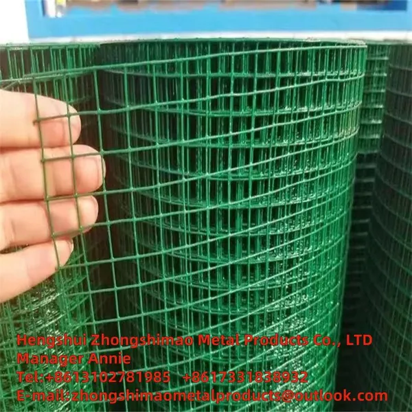 PVC-Welded Wire Mesh/flower and Wood Fences/ vinyl Coat Wire Mesh/ plastic Wire Mesh photo-4