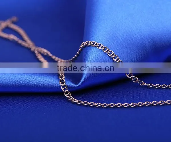 2015 New Model Jewelry Chain Decorative Chain Coffee Gold Plated Chain Necklace photo-4