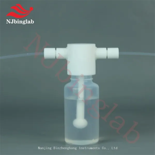 NJbinglab бутылка для газоочистки из ПФА, аналогичная по бренду, 250 мл, низкий фон