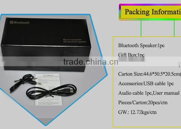 Bluetooth Speaker 2016 Portable Mini Bass Bluetooth Speaker With Hand Gesture Recognition photo-6
