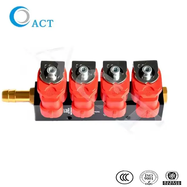 ACT Riel De Inyector Gnv Rampa De Inyection Gnc Rail Autogas Conversion Kit 4 Cylinders Cng Injector Rail Ngv Natural Gas photo-5