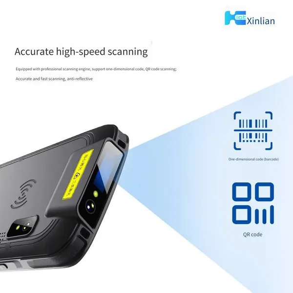 handheld terminal pda for id card entry and verification, handheld barcode scanning and labeling device with printing function, handheld barcode scanning terminal