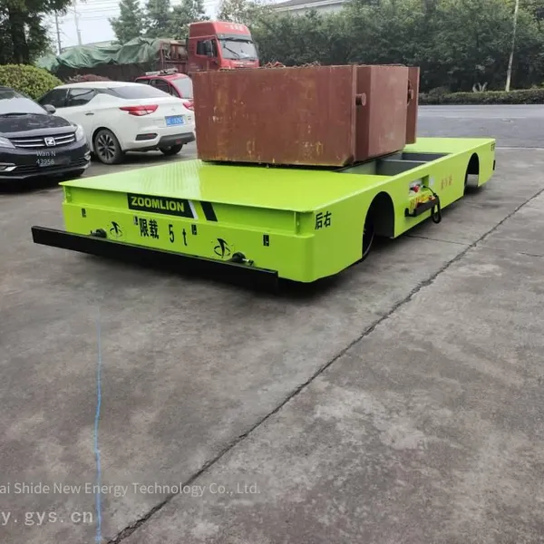 Likai Electric Flatbed Cart, Trackless Transport Vehicle, Trackless Electric Vehicle, Trackless Electric Flatbed Transfer Vehicle, Transport Vehicle photo-4