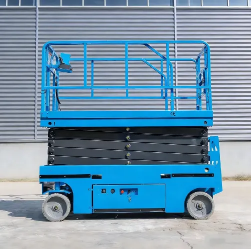 Hydraulic Electric Self Propelled Mobile Scissor Lift With 10mm Steel Platform photo-2