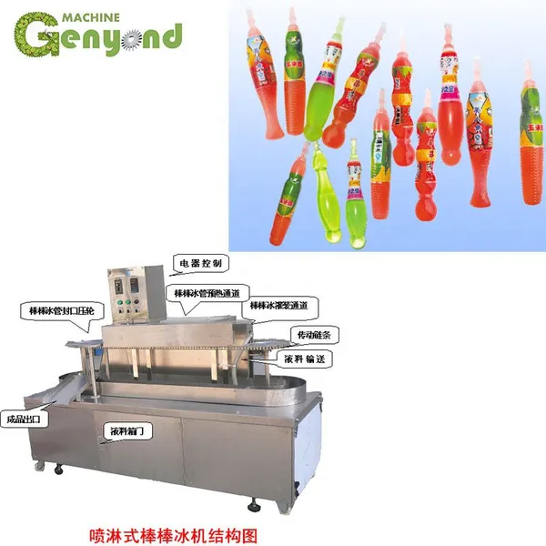 Small Ice Pop Lolly Popsicle Soft Tube Filling Sealing Machine for Sale photo-2