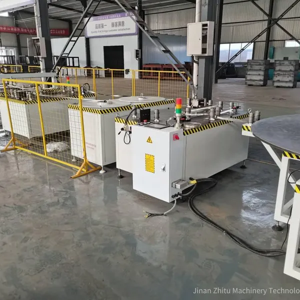 Jinan Zhitu Machinery Supplies Corrugated Flame Arrester Valve Professional Stainless Steel Flame Arresting Core Forming and Winding Machine photo-2
