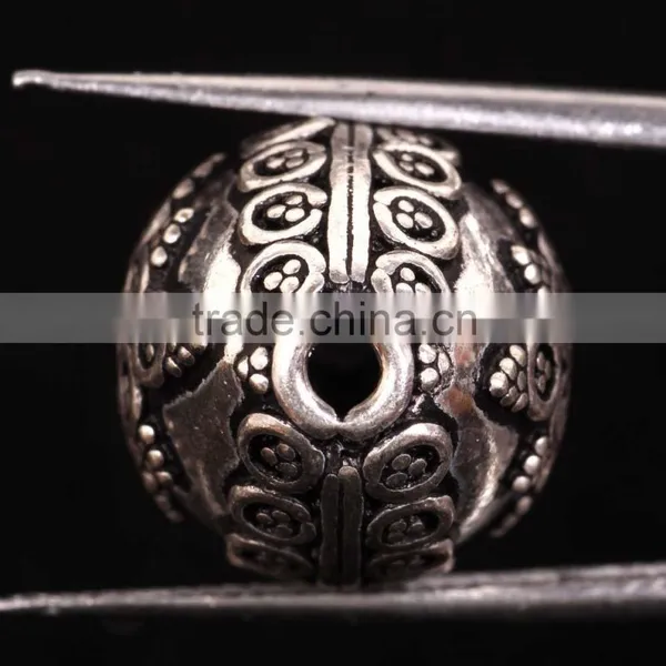 Oval Shape Pure 925 Solid Sterling Silver Wholesale Beads photo-3