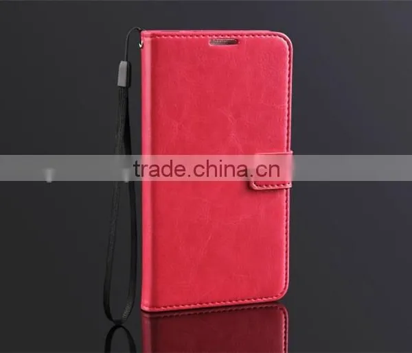Mobile Phone Card Slot Stand Holder pu Leather Flip Cover Case for Samsung c4 photo-6