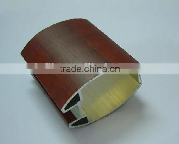 Wooden Grain Aluminium Profiles Showbox