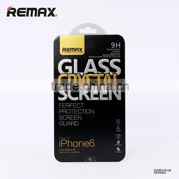 Remax Transparent Anti Scratch 0.28mm Tempered Glass for IPhone 6 With Metal Packege Case 9H 2.5D Clear Screen Protector TB-0058 photo-6