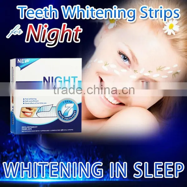 Onuge Night Teeth Whitening Strips, Use Before Sleeping and Get up With Charming Smile