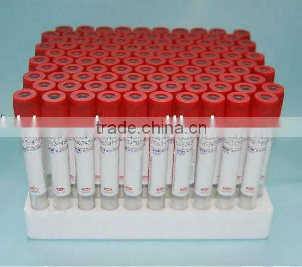 Plastic Red Blood Tube Without Activator photo-3