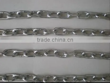 STEEL ELECTRIC GALVANIZED DIN763 WELED CHAIN SHORT LINK CHAIN CUSTOM CHAIN RIGGING HARDWARE photo-3