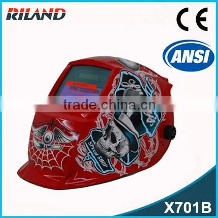 Riland Brand New Design High Quality Auto Darkening Welding Helmet Hdpe Welding Helmet photo-2
