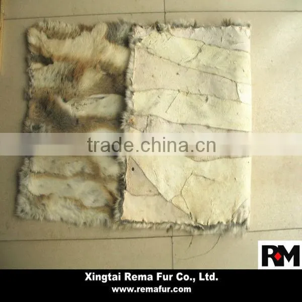 100% Real Patched Rabbit Fur Plate For Garments photo-6