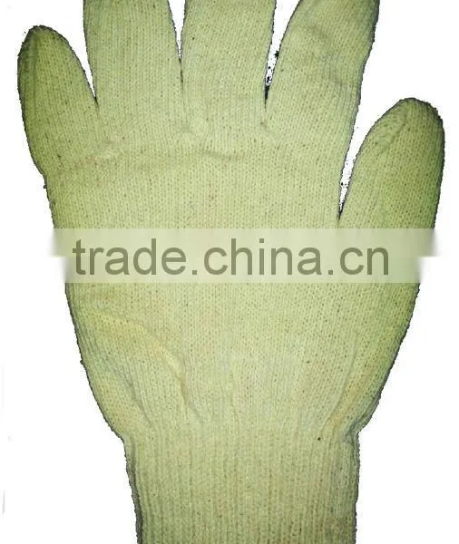201 RAW WHITE 900 GRAMS 7 KNITTING COTTON SAFETY WORKING GLOVE photo-2