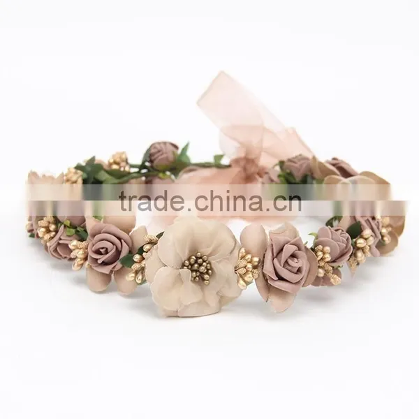 DSFG001C Hot Diy Flower Crown Garland Children's Hair Accessory Head Band/ Hair Band