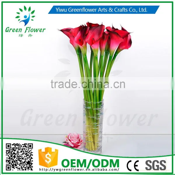 2016 PVC Calla Lily Artificial Flowers Real Touch Home Decorative Flowers Wreaths Flowers Gift for Wedding Party Decoration photo-5