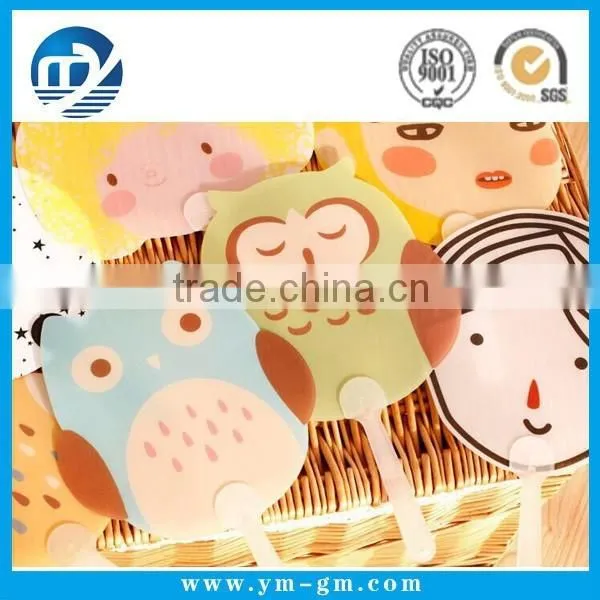 Custom Printing Summer Mini Plastic Hand Fan for Children Quality Choice