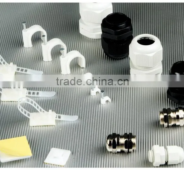 cable clip/plastic wall cable clip/plastic nail hook cable clip