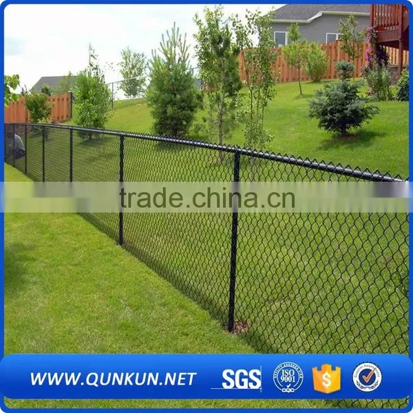 Qunkun Galvanized Perimeter Security Used Chain Link Fence photo-5