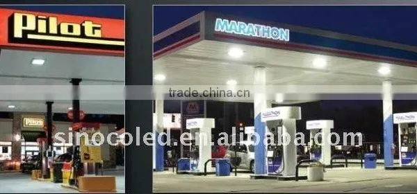 Sinoco CE RoHS High Lumen145lm/w Ip65 150w Led Gas Station Canopy Lights Price Sign photo-5