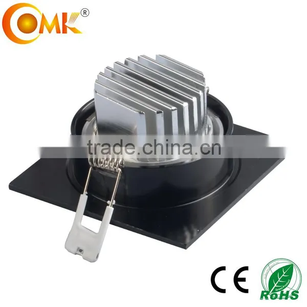 China Supplier Black Lighting Ceiling Square 3w 9w Bridgelux Adjustable Led Ceiling Panel Light photo-2